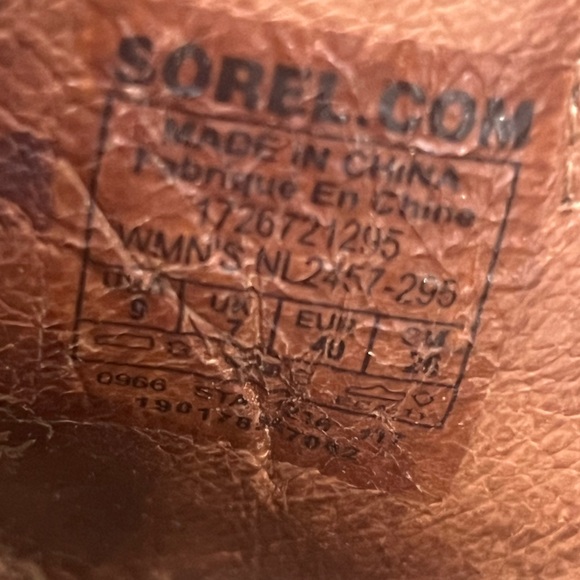 Sorel Tan and Brown WOMENS JOANIE RUSTIC BROWN WEDGE SANDALS
Size 9 - Picture 12 of 12